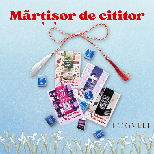 Mărțișor de Cititor - Semn de carte magnetic 📚