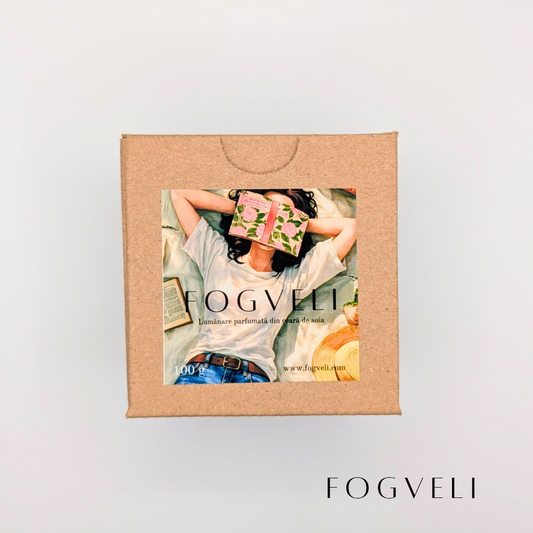 Lumânare Adulmec CĂRȚI - Rodie, Ambră, Mosc, Piper, Paciuli