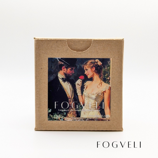 Lumânare Cititor de ROMANCE - Zmeură, Piper Roz, Vanilie